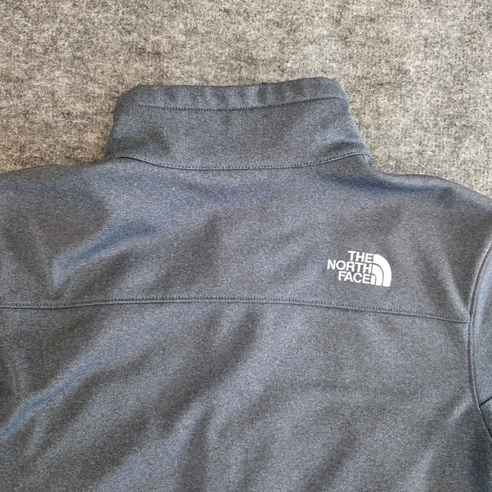 The North Face WindWall Jacket Mens Small Blue‎ Fleece Lined Full Zip Softshell